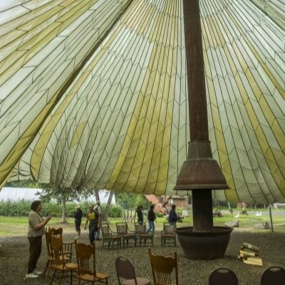 Fabric Parachute - 26' x 13' - Rectangle - Green