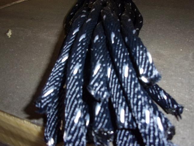 Rope Pieces - Blue With White Tracers - 500 pcs