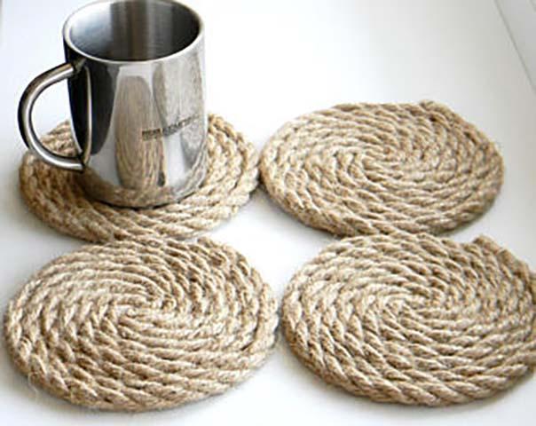 Rope Pieces - Blue With White Tracers - 500 pcs