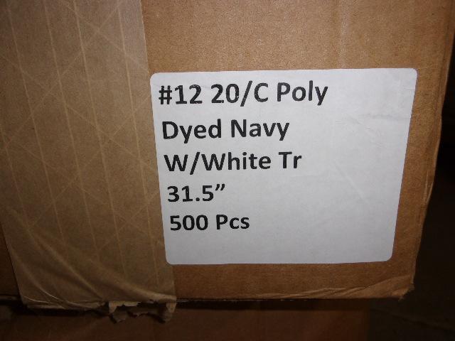 Rope Pieces - Blue With White Tracers - 500 pcs