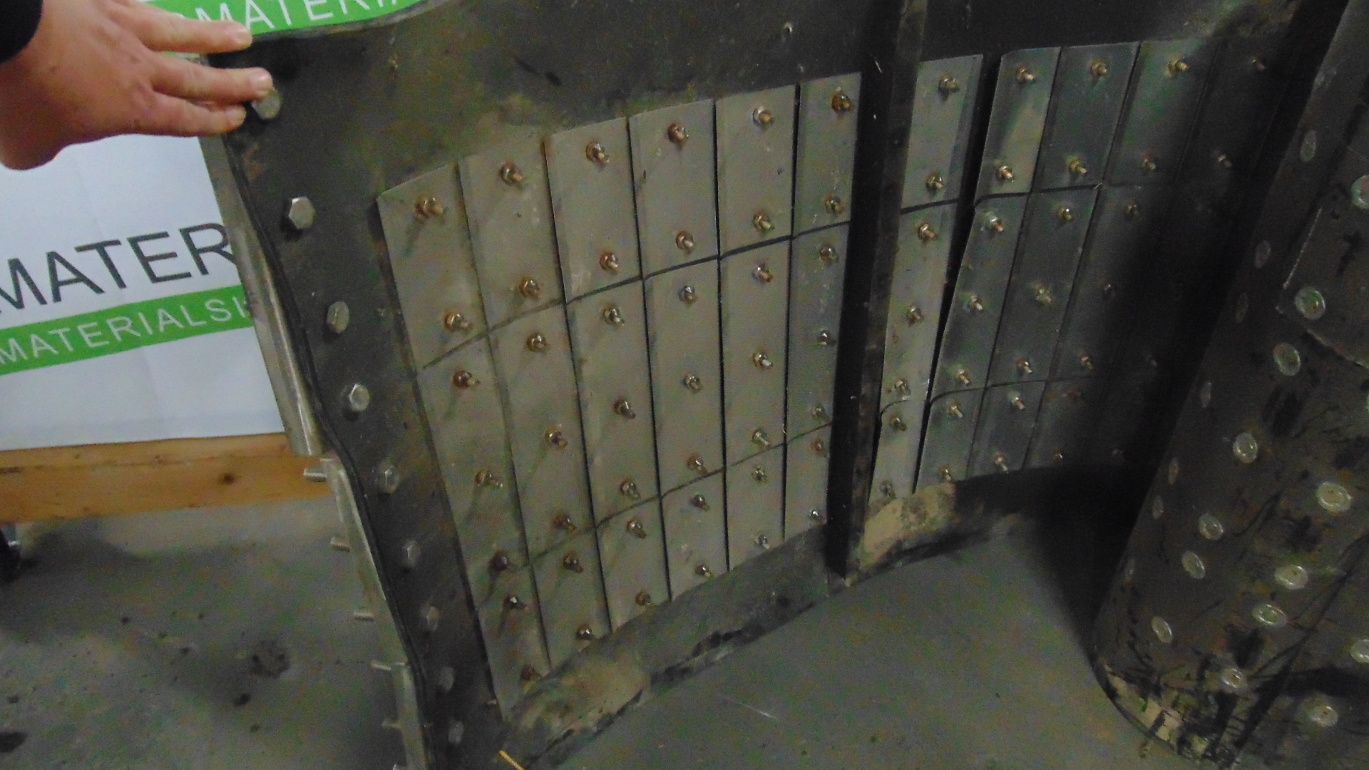 Conveyor 31-1/2" x 12' x 3/8" Cleats