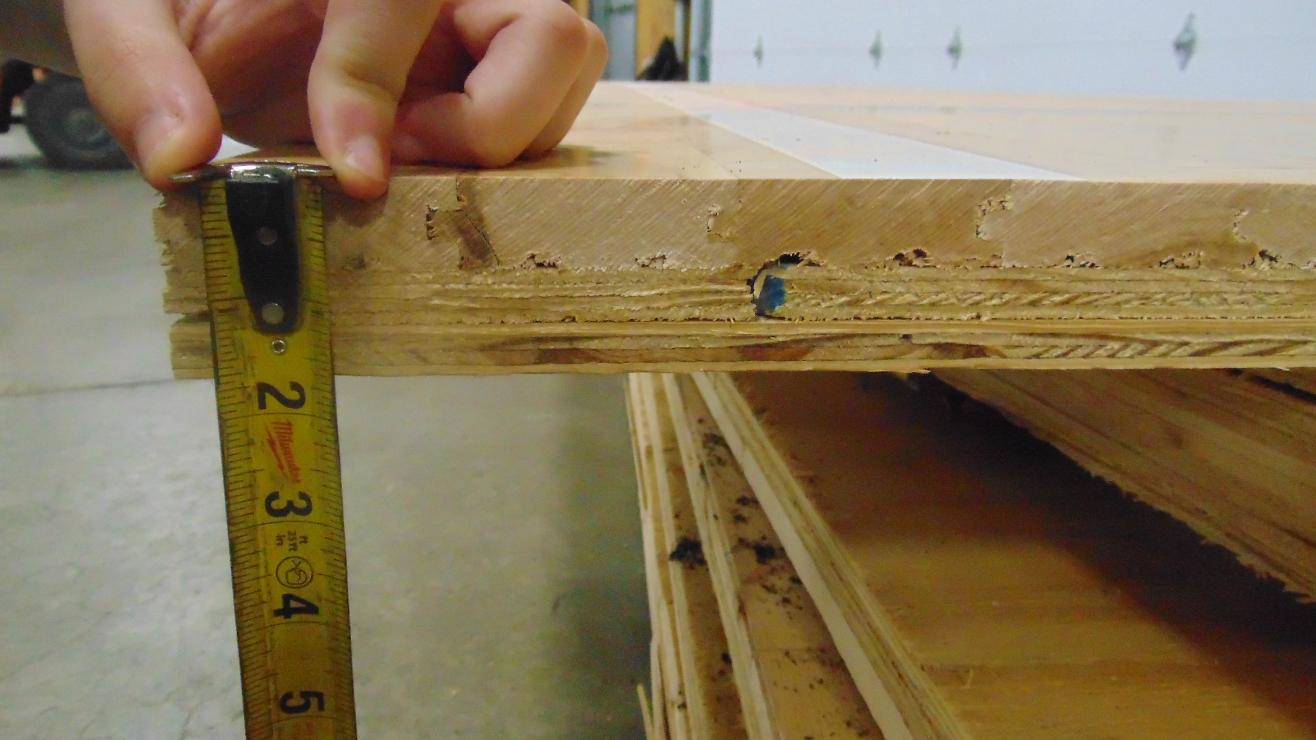 Wood Gym Floor - 6'-6" x 4' x 1.75"