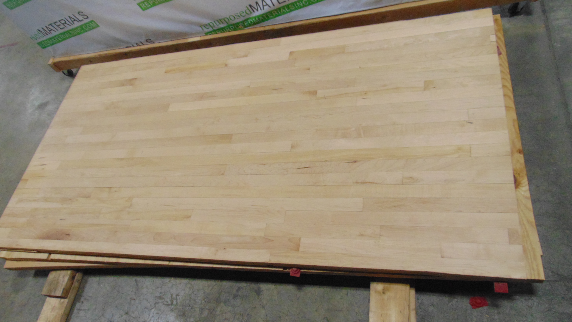 Wood Gym Floor - 6'-6" x 4' x 1.75"