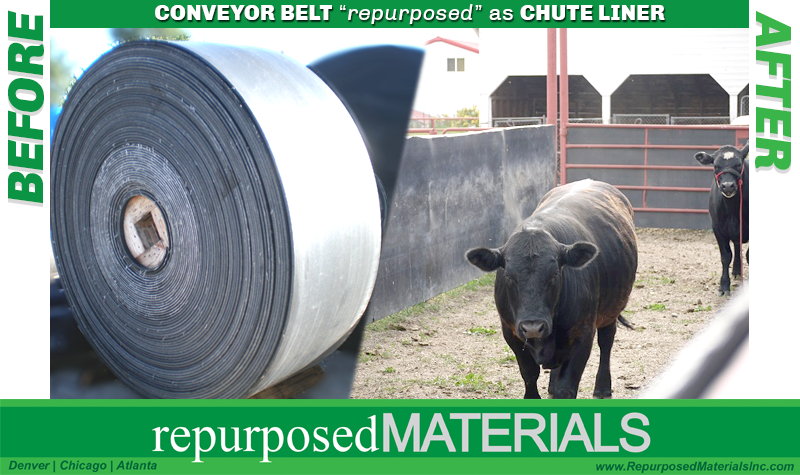 Conveyor 33" x 400' x Thickness Vary from 1/4" to 3/4"-3ply