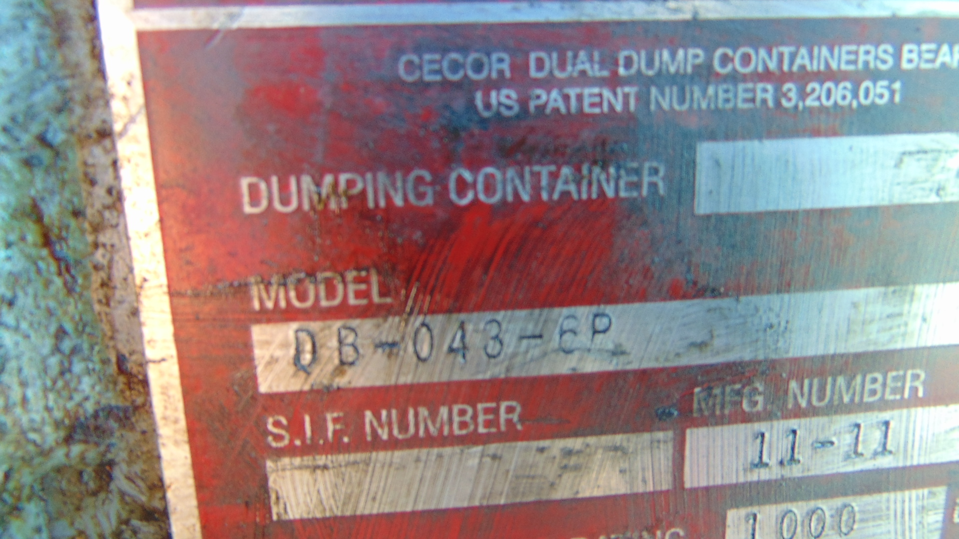 Heavy Duty Dumping Cart - w/ handle - 1000 lbs Capacity
