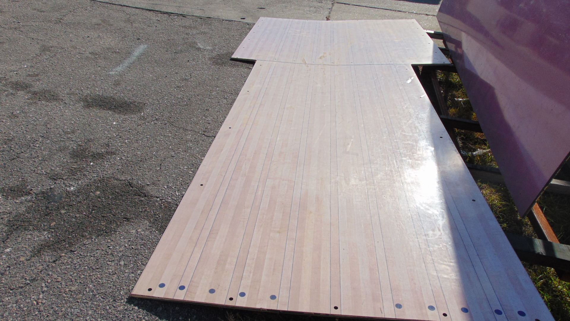 Synthetic Bowling Alley Wood