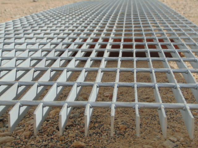 Steel Grating - 12' x 28-3/4" x 1" - Painted