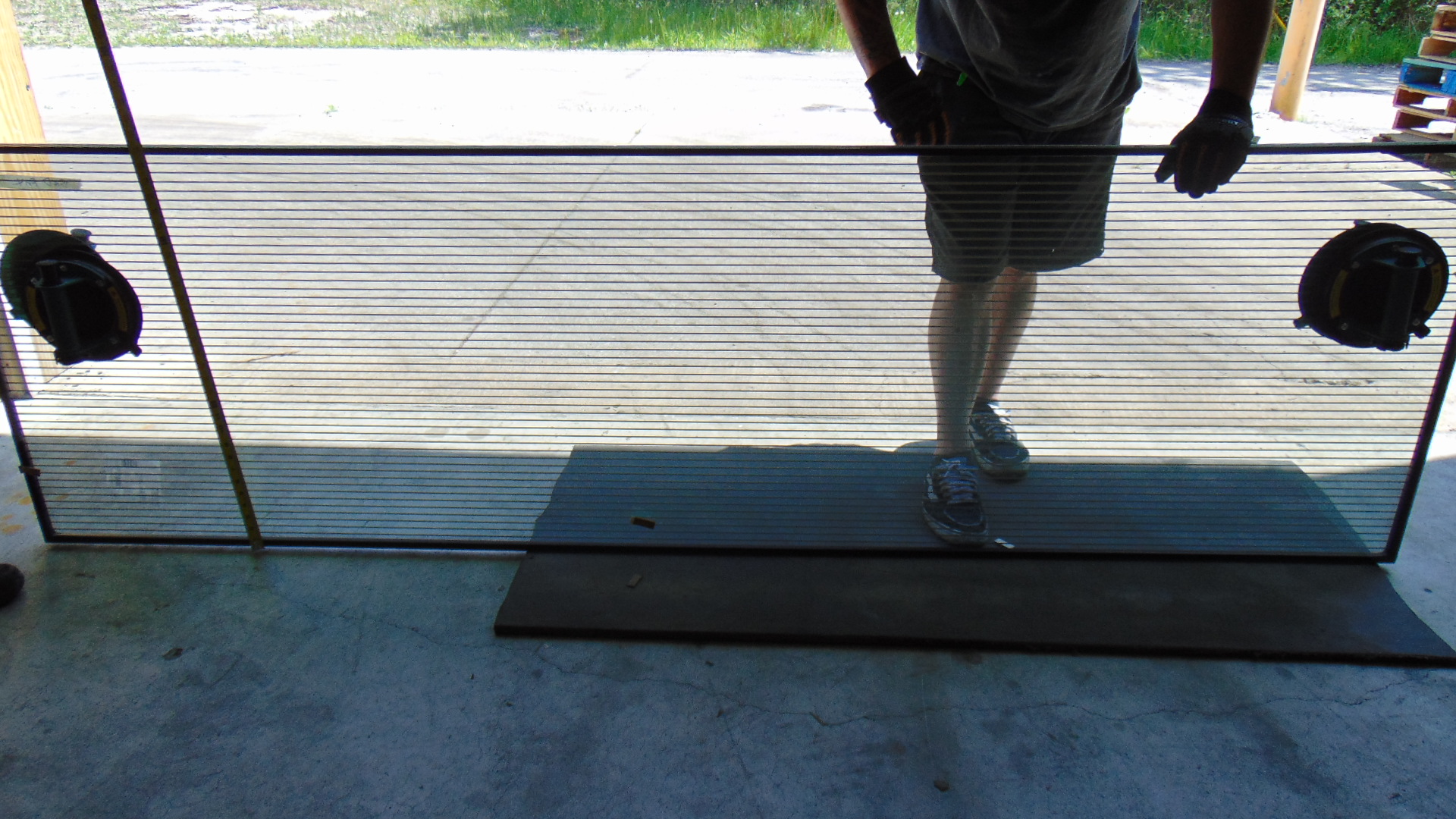 Clear Insulated Glass - Striped - 30" x 99-3/4" x 1" - Image 2