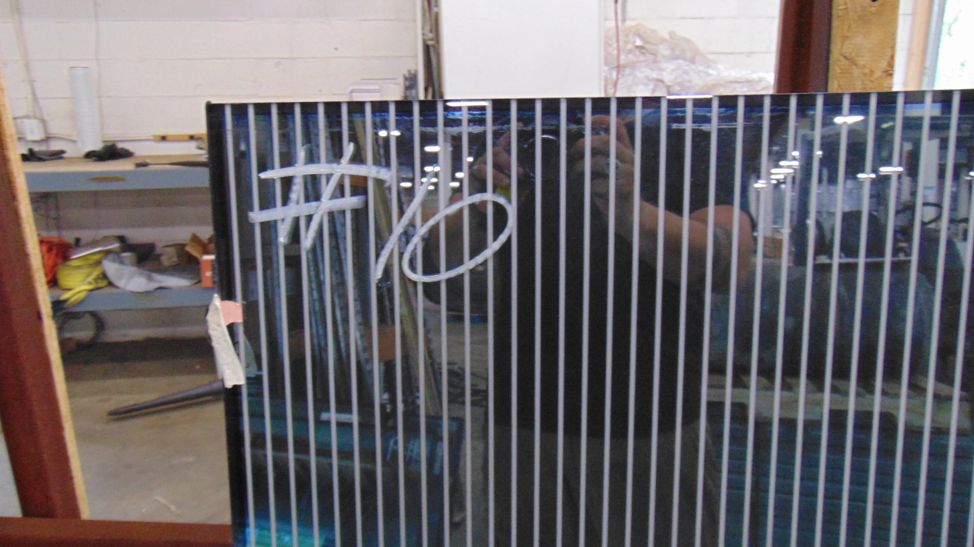 Opaque Insulated Glass - Striped - 64" x 49-7/16" x 1" - Image 4