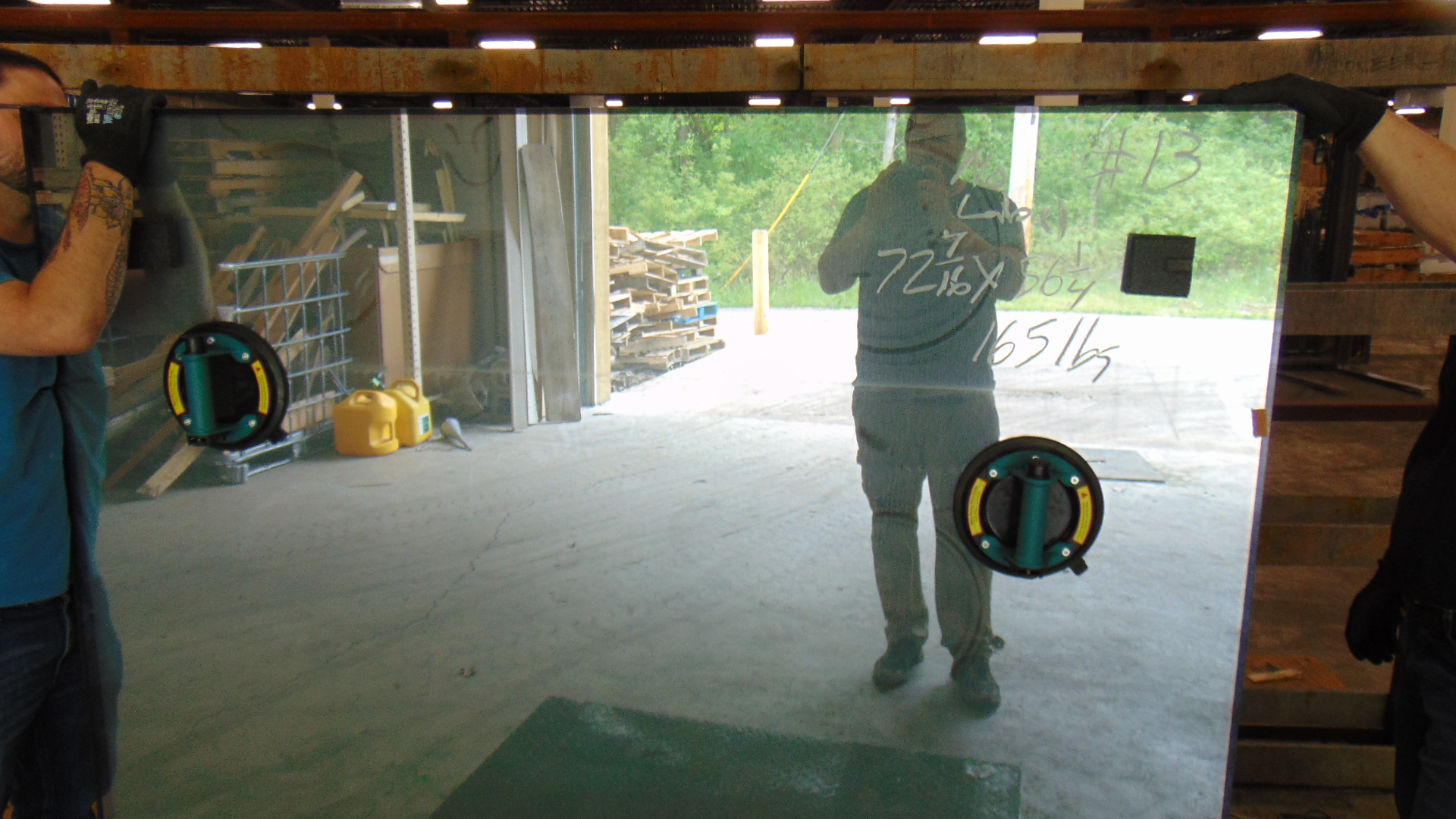 Opaque Insulated Glass - 56-1/4" x 72-7/16" x 1" - Image 2