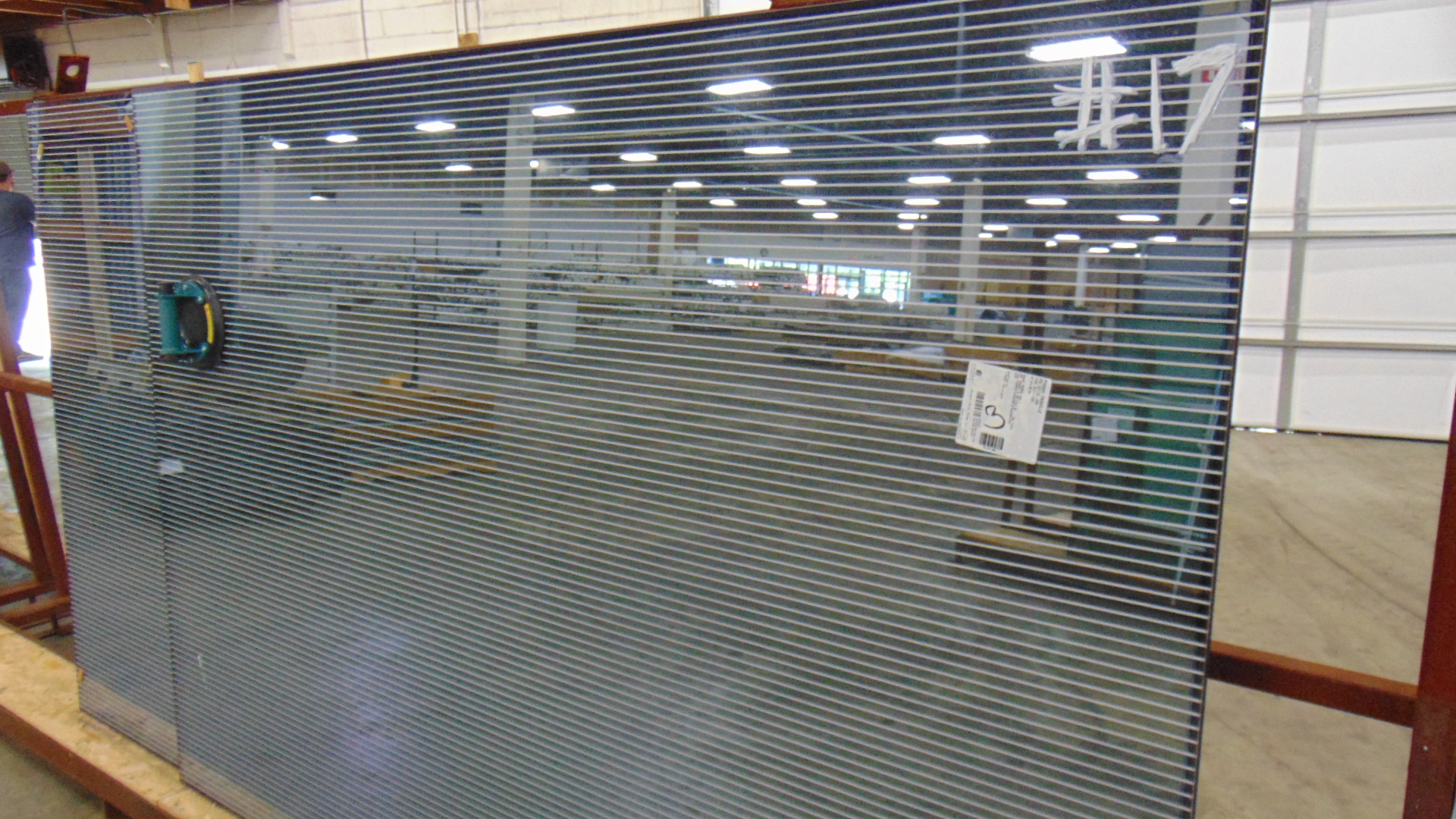 Opaque Insulated Glass - Striped - 64-1/4" x 89-1/8" x 1" - Image 2