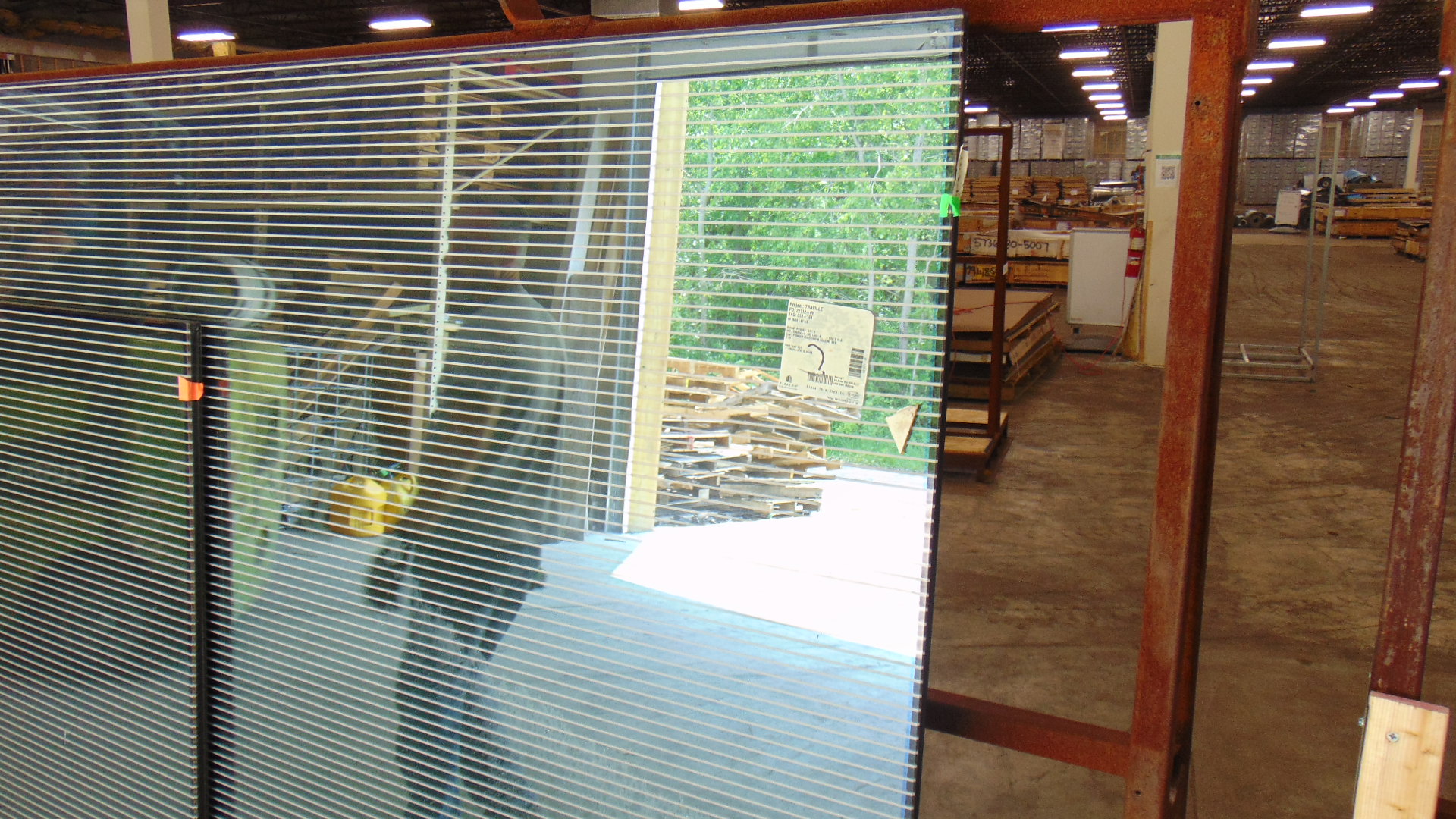 Opaque Insulated Glass - Striped - 63-15/16" x 67-3/4" x 1" - Image 2