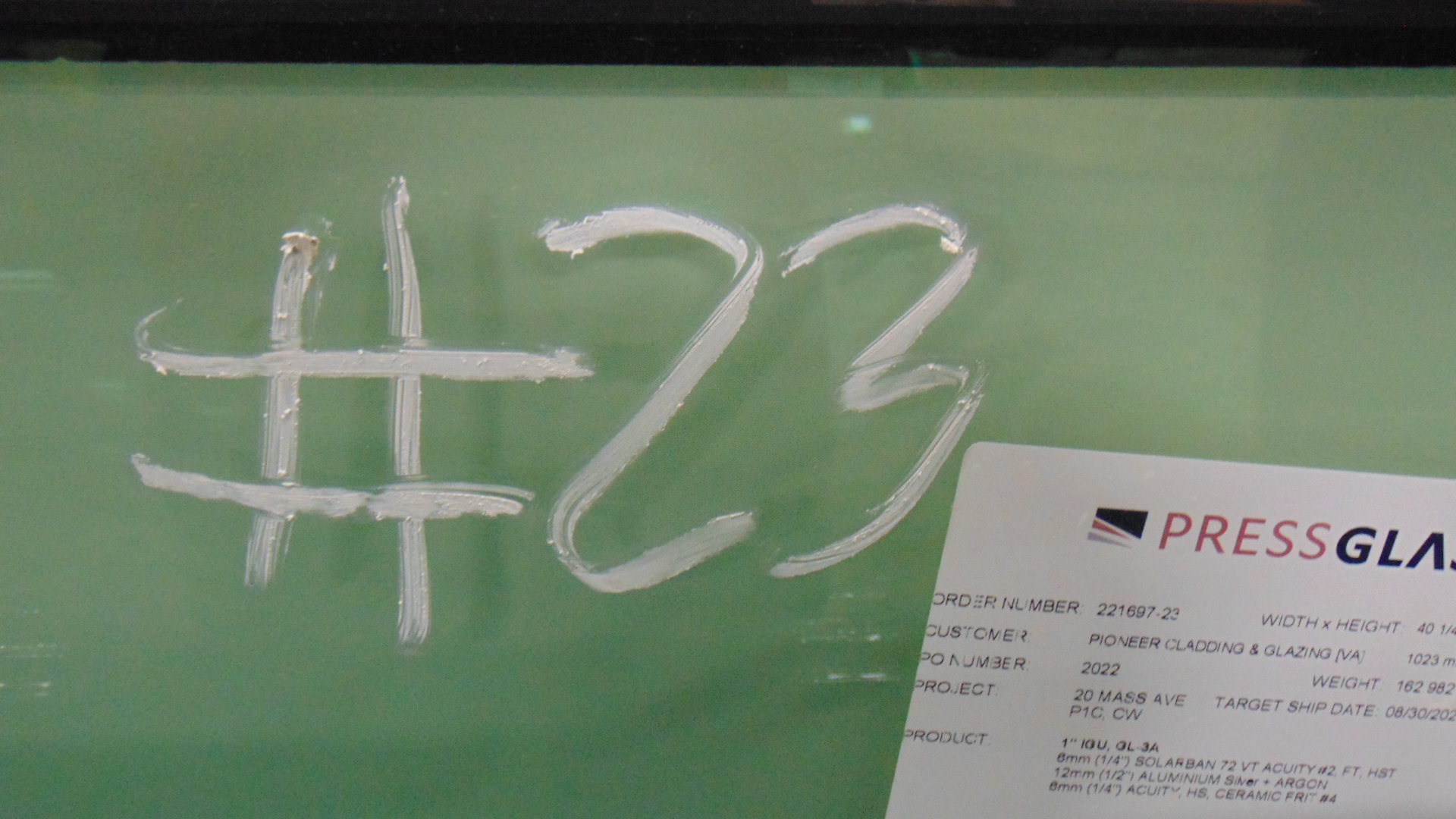 Opaque Insulated Glass - 40-1/4" x 93-5/8" x 1" - Image 4