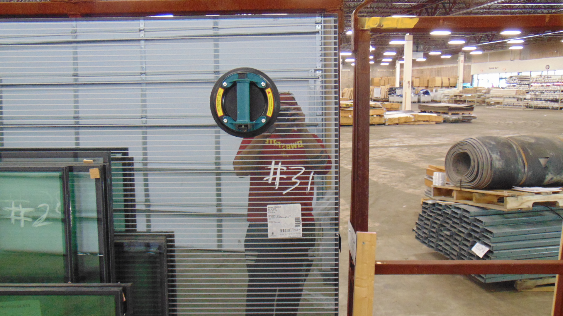 Opaque Insulated Glass - Striped - 65-1/4" x 67-3/8" x 1" - Image 2