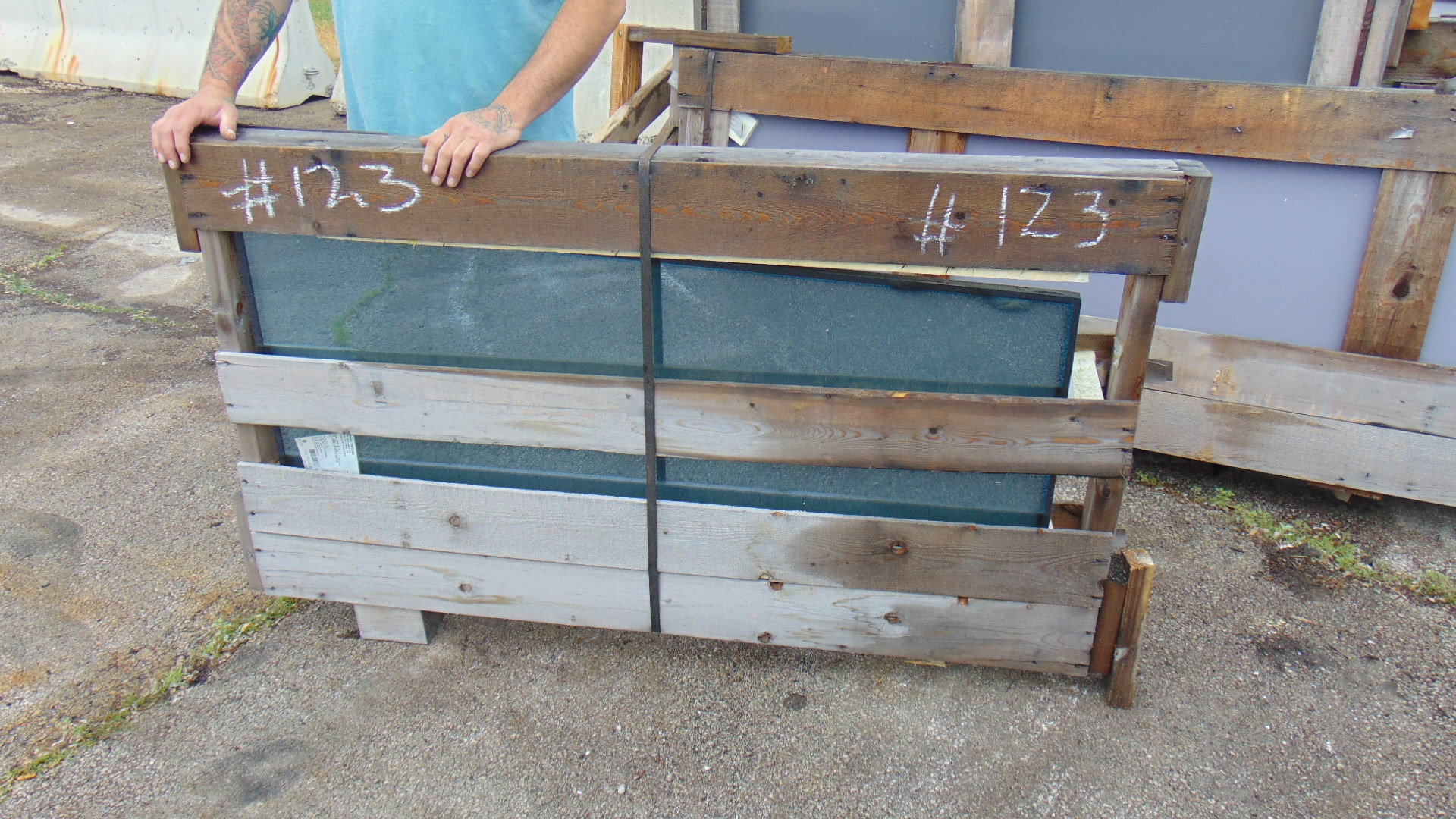 Opaque Insulated Glass - 24-3/8" x 52-5/8" x 21-9/16" x 1" - Image 2