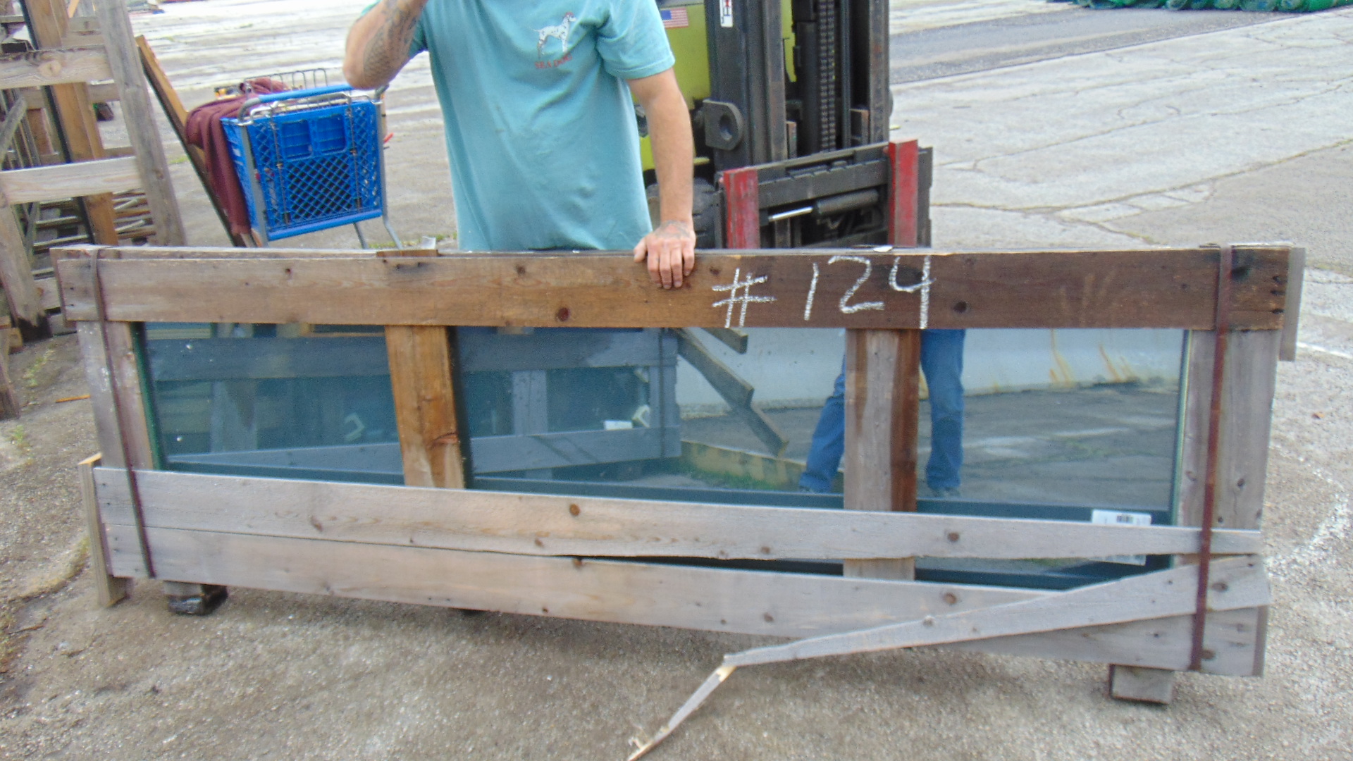 Opaque Insulated Glass - 22-1/32" x 93-5/32" x 21-27/32" x 1" - Image 2