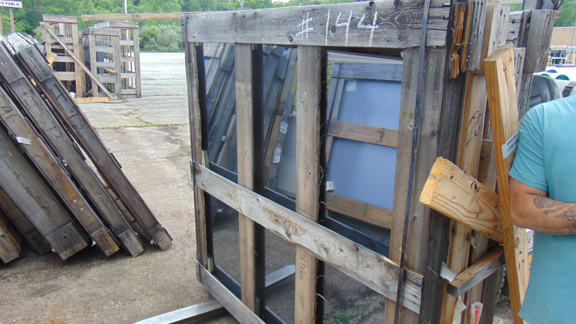 Opaque Insulated Glass - 58-5/8" x 57" x 1" - Image 2