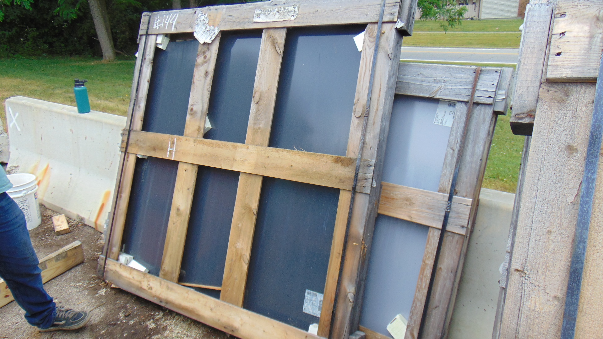 Opaque Insulated Glass - 58-5/8" x 57" x 1" - Image 3
