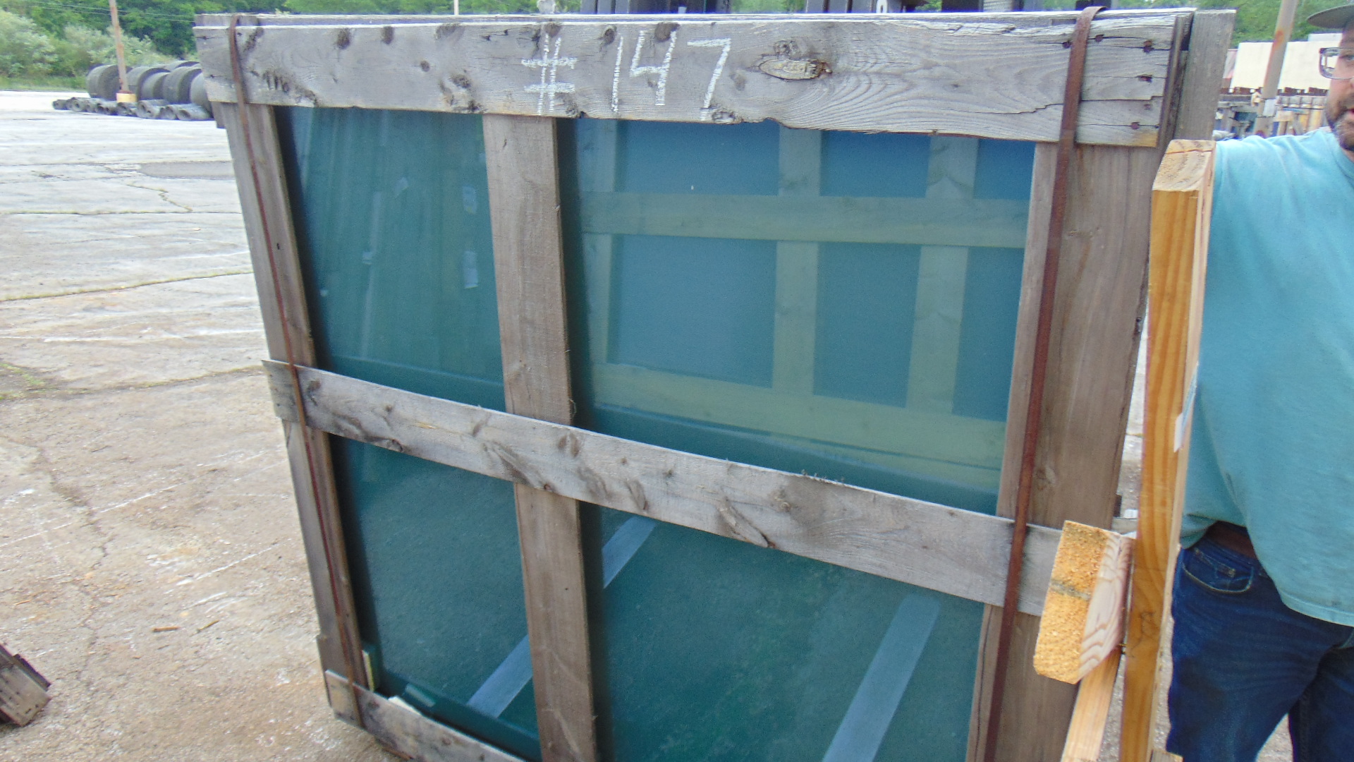 Opaque Insulated Glass - 59-1/4" x 56-1/8" x 1" - Image 2