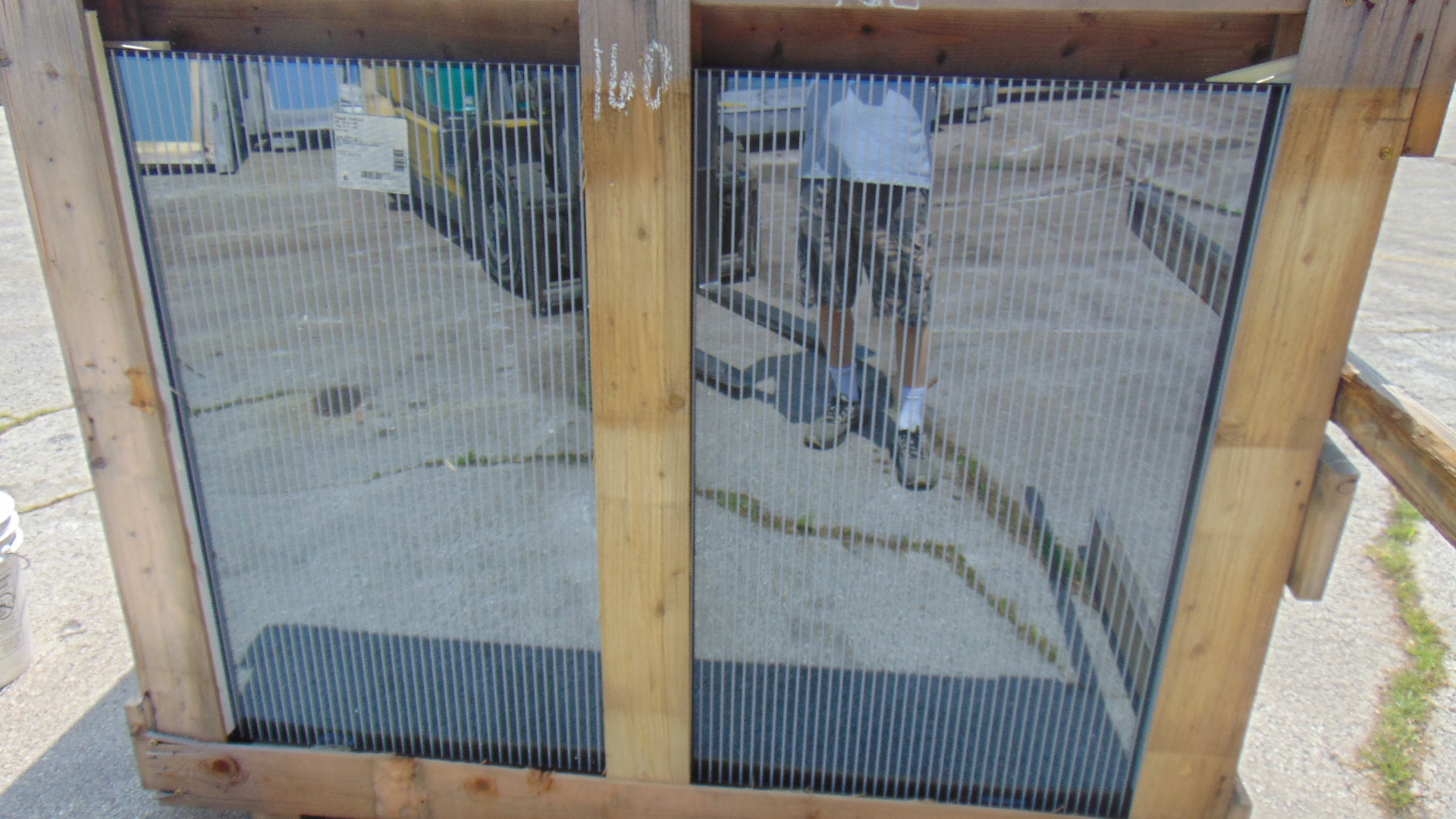 Opaque Insulated Glass - Striped - 66" x 46" x 1" - Image 2
