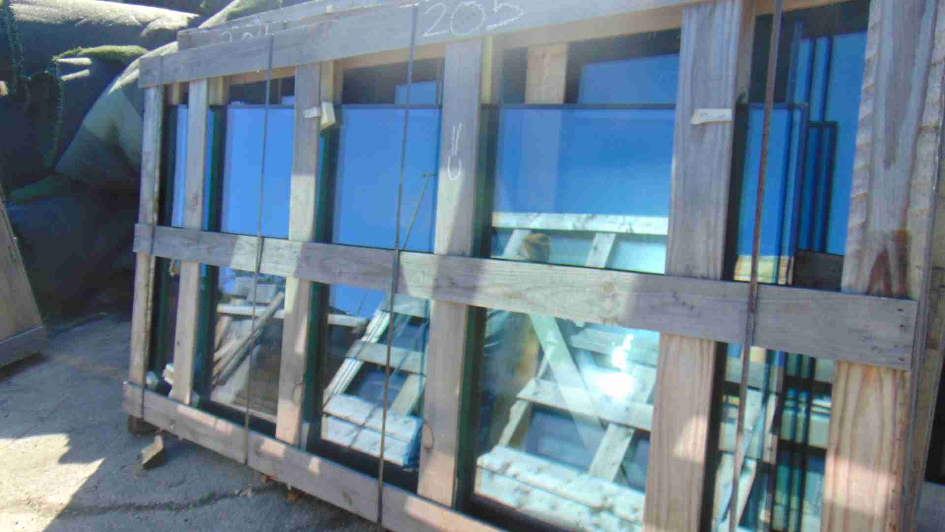 Clear Insulated Glass - 55-3/4" x 111" x 49-1/2" x 1" - Image 2