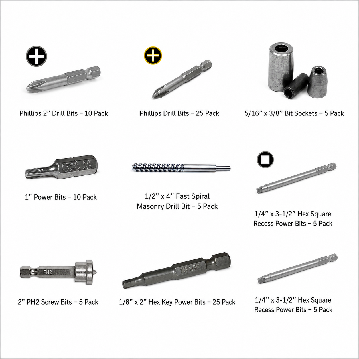 Rotary Bits – Mix and Match