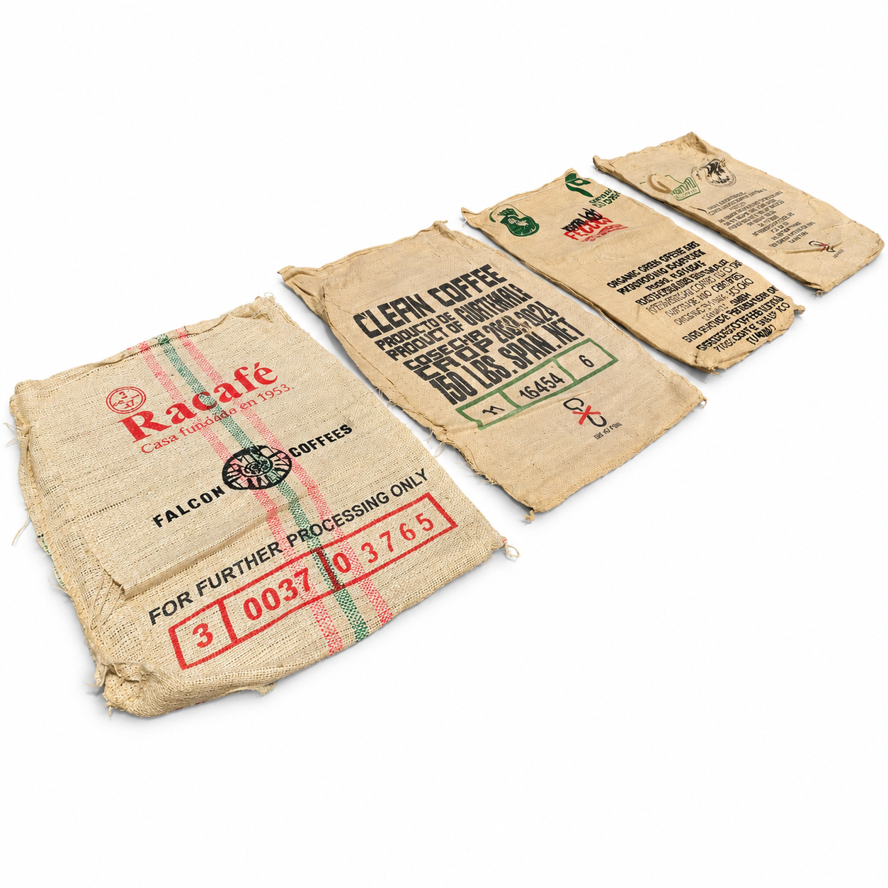 Burlap Coffee Sacks - Assorted Sizes - 20 Pieces