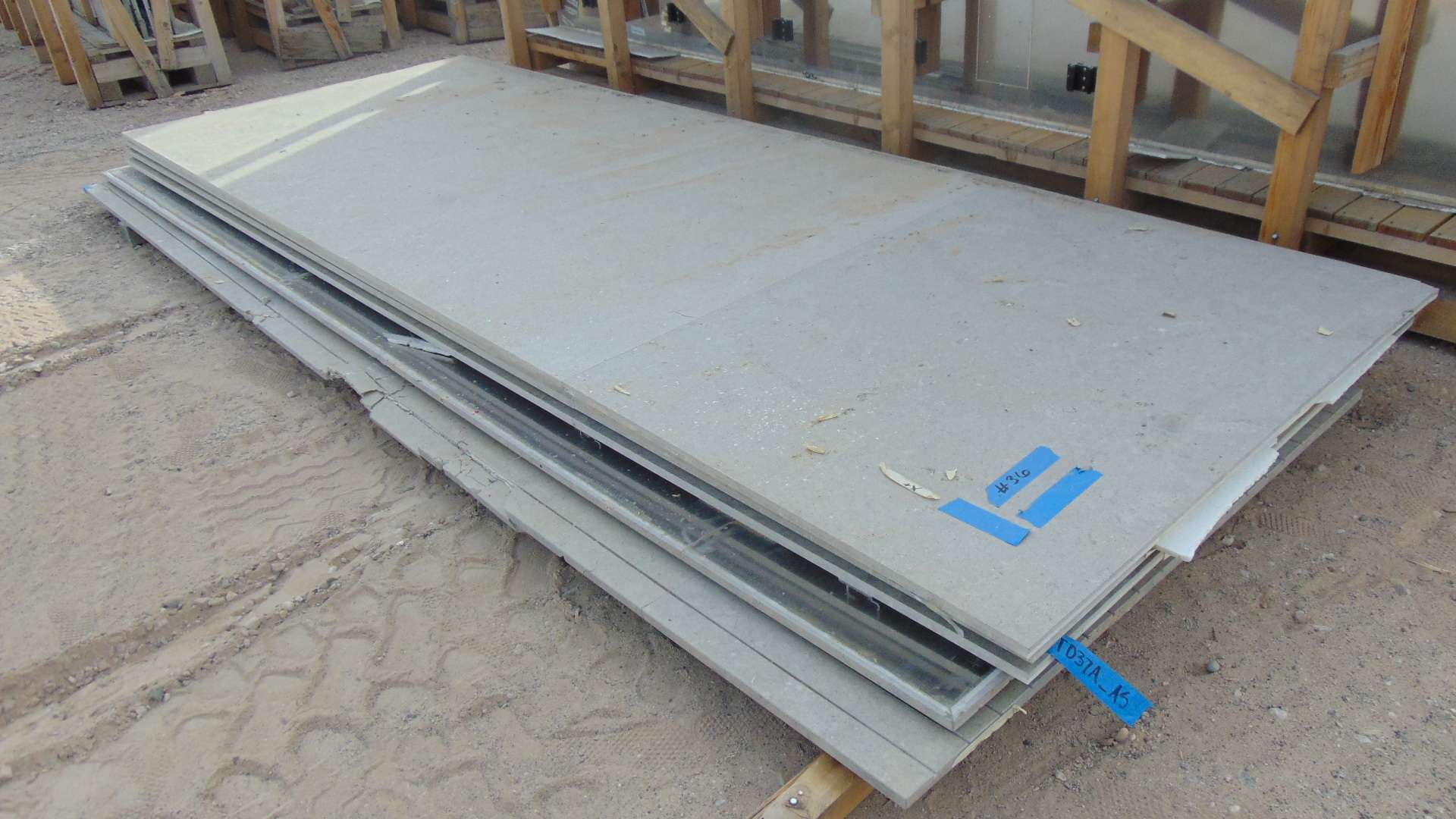 Composite Limestone Panels - Multiple Sizes - Crate #36