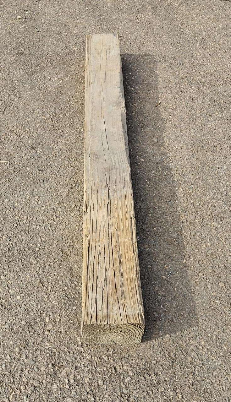 Treated Wood Guardrail Timber - 8" x 6" x 6' - Image 2
