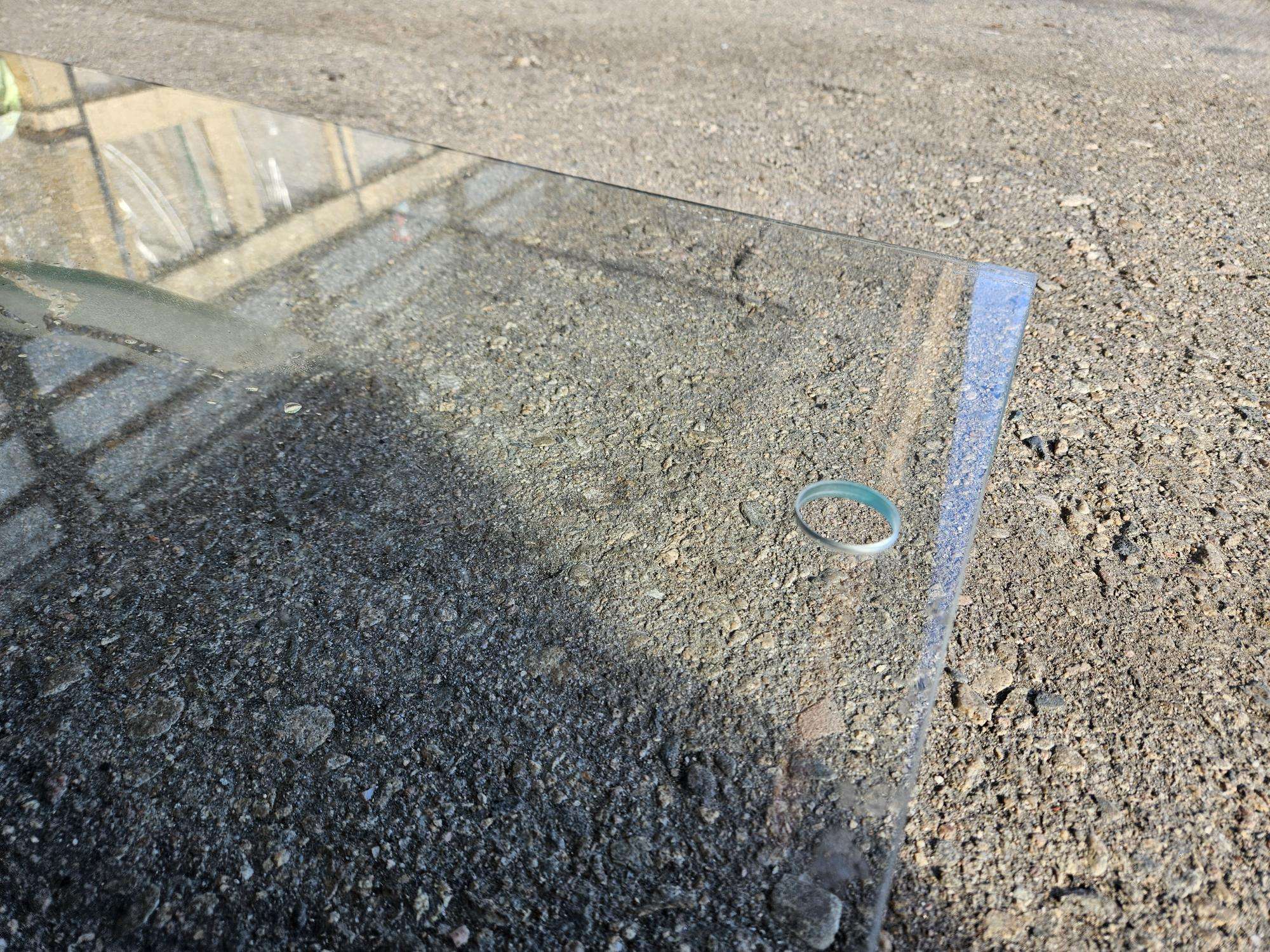 Glass - 66-5/8" x 27" x 1/4" - Tempered w/ Holes - Image 8