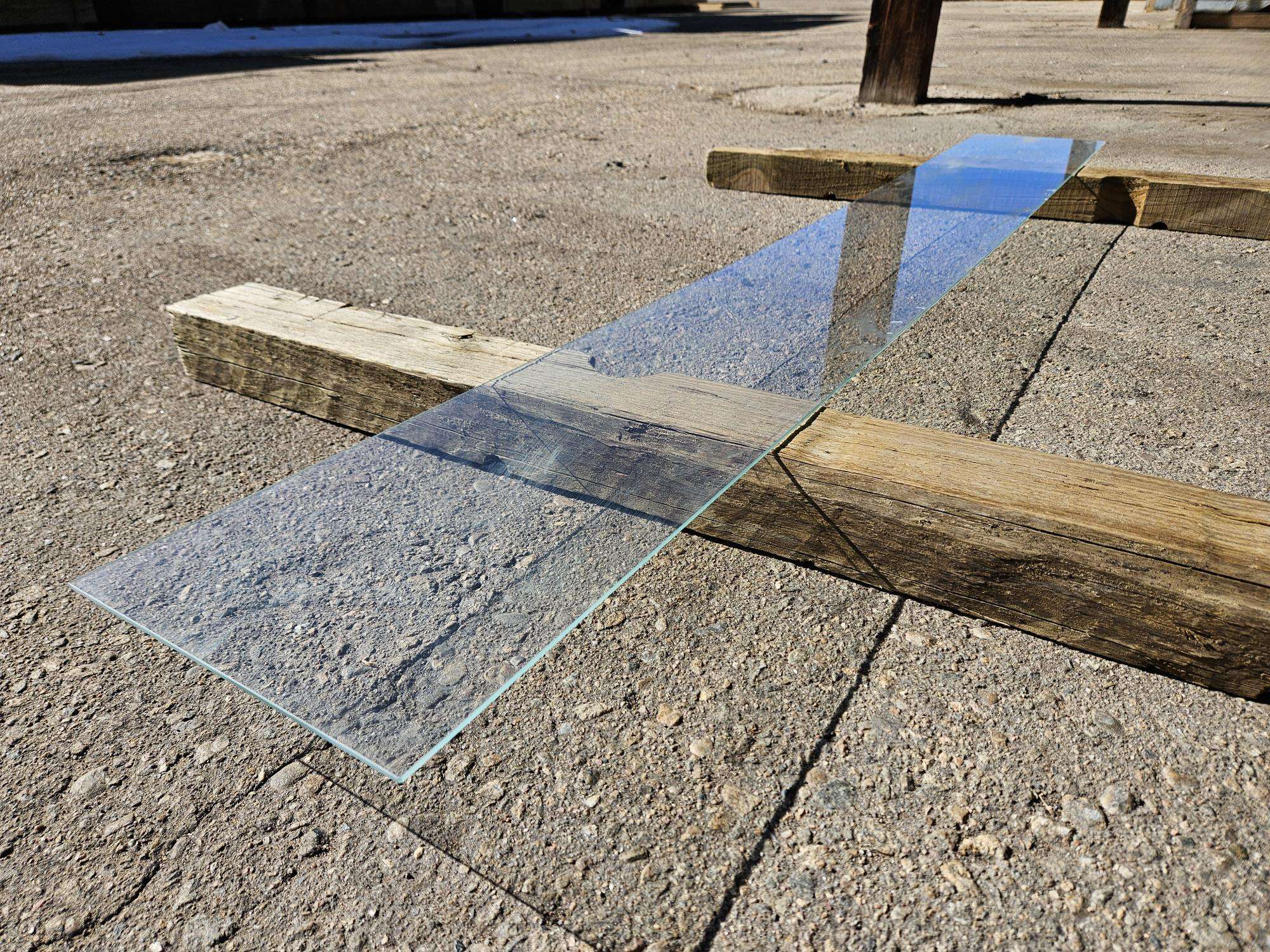 Glass - 70-3/8" x 8-3/4" x 1/8" - Tempered