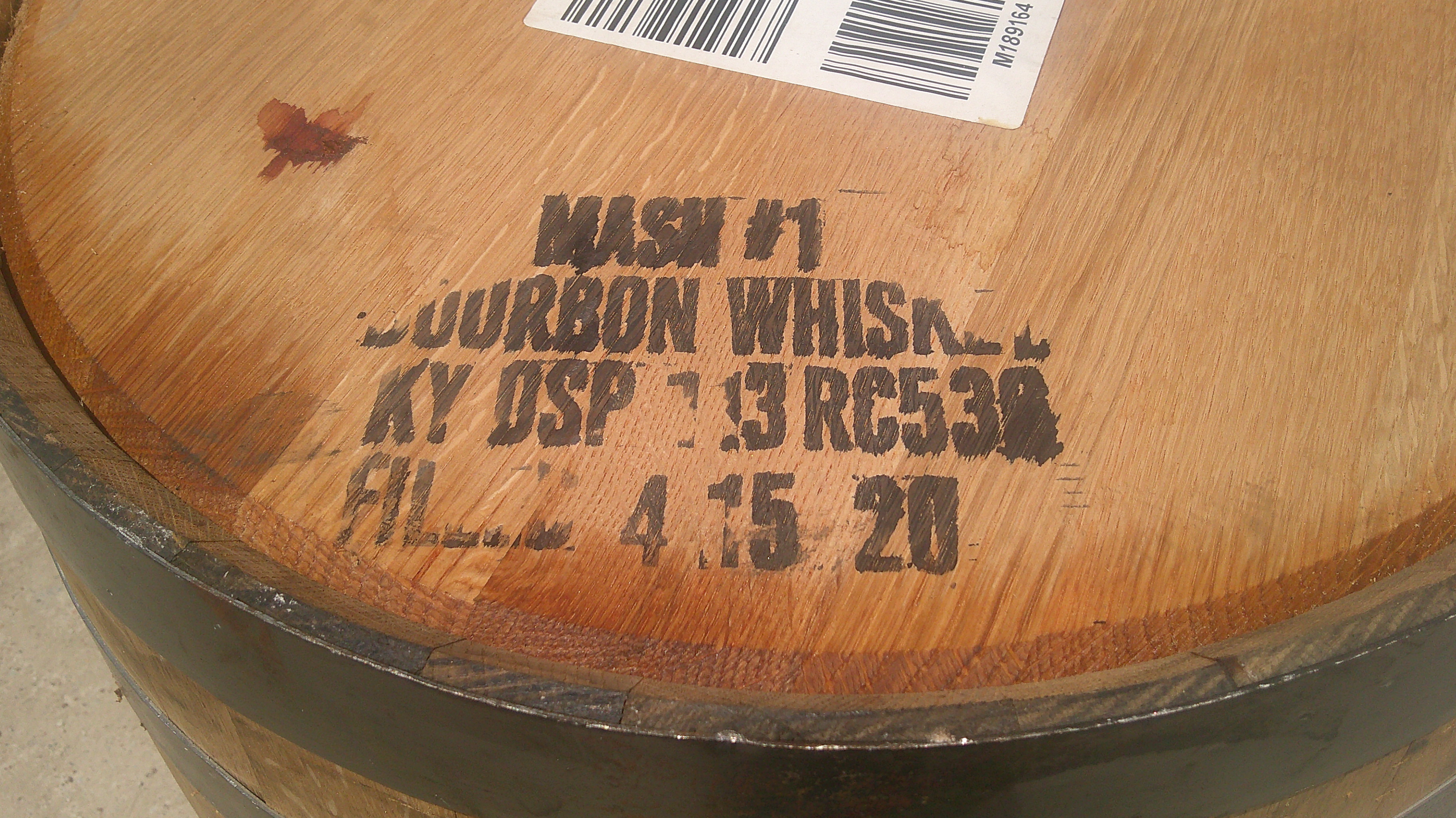 Wood Whiskey Barrel
