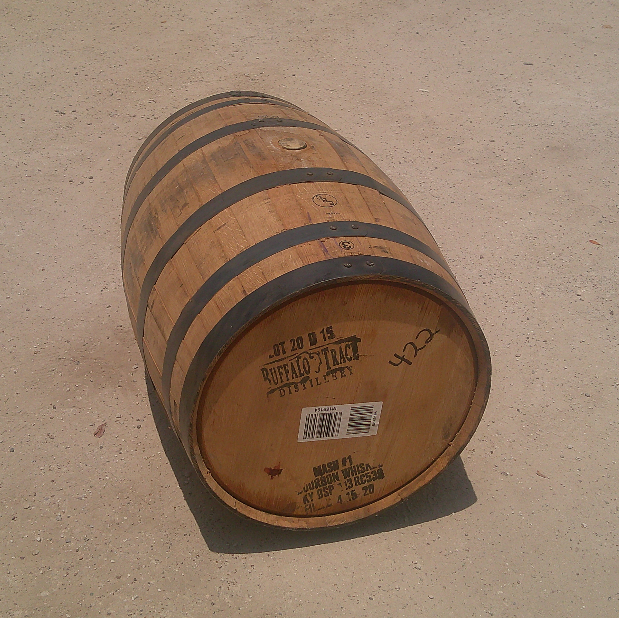 Wood Whiskey Barrel
