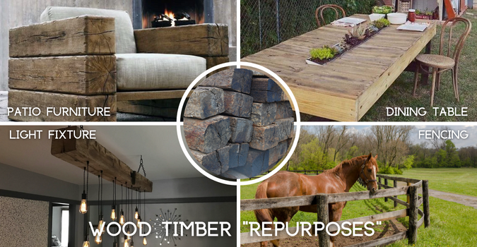 Treated Wood Guardrail Timber - 8" x 6" x 6' - Image 10