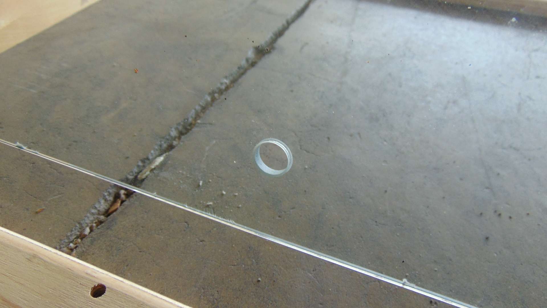 Glass - 68" x 29" x 3/16" - Tempered w/ 4 Holes - Image 3