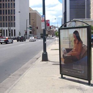 Backlit Advertising Display Towers