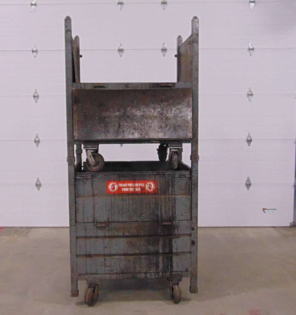 Steel Rolling Cart - 40-1/2" x 32" x 47" - Image 2