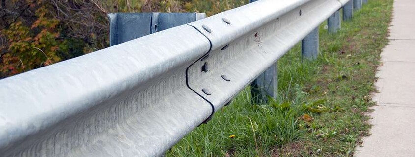 highway metal guardrail