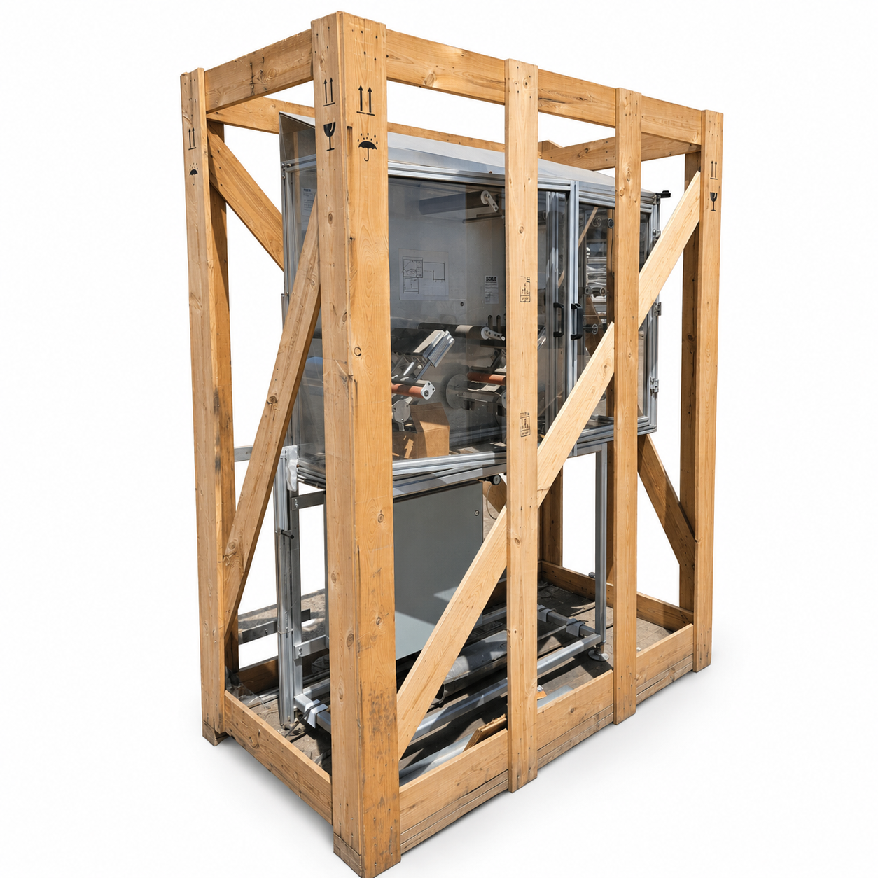 Powered Tape Unwind Machine - 69-3/8" x 26" x 90-1/2"