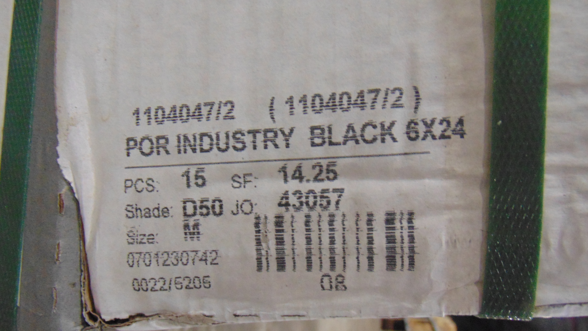 Industry Black - 6" x 24" - Image 2
