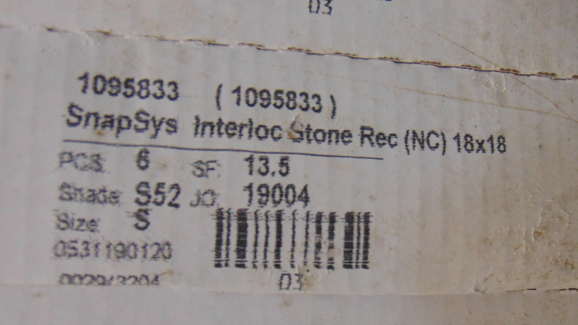 Interloc Stone - REC - 18" x 18" - Image 5