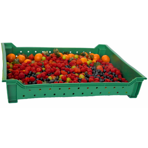 Vented Plastic Tray - 23-1/2" x 18" x 4-1/4" - Image 2