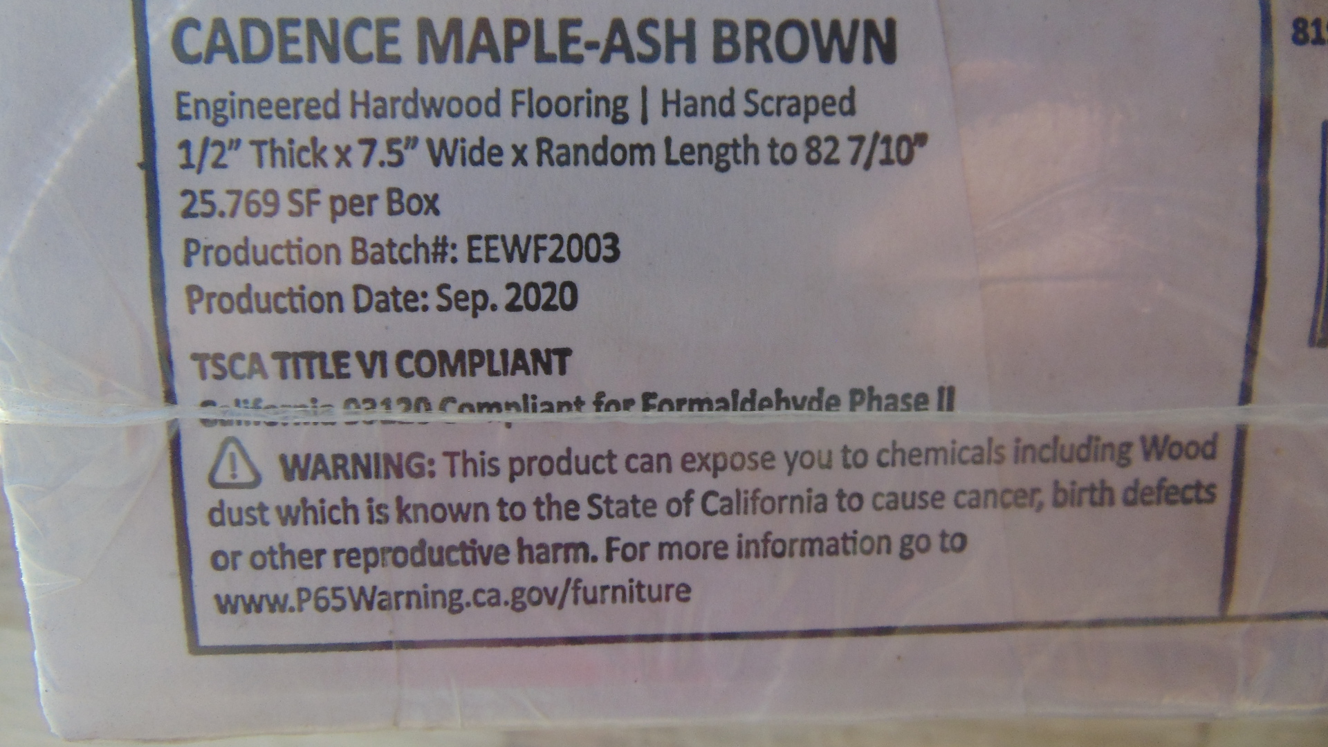 Engineered Hardwood Flooring - Cadence Maple Ash Brown - Image 8