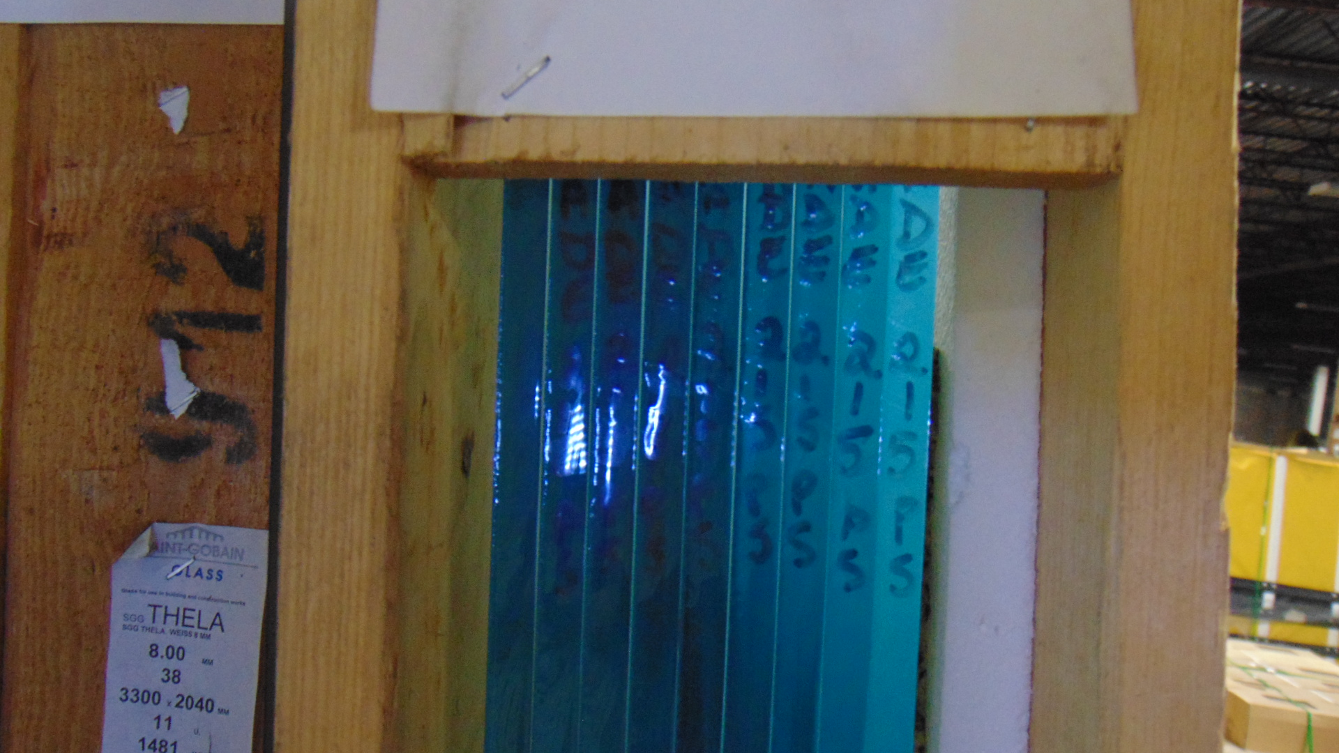 Etched Glass Sheets - 89" x 127" x 3/8" - Nuvola - Image 4