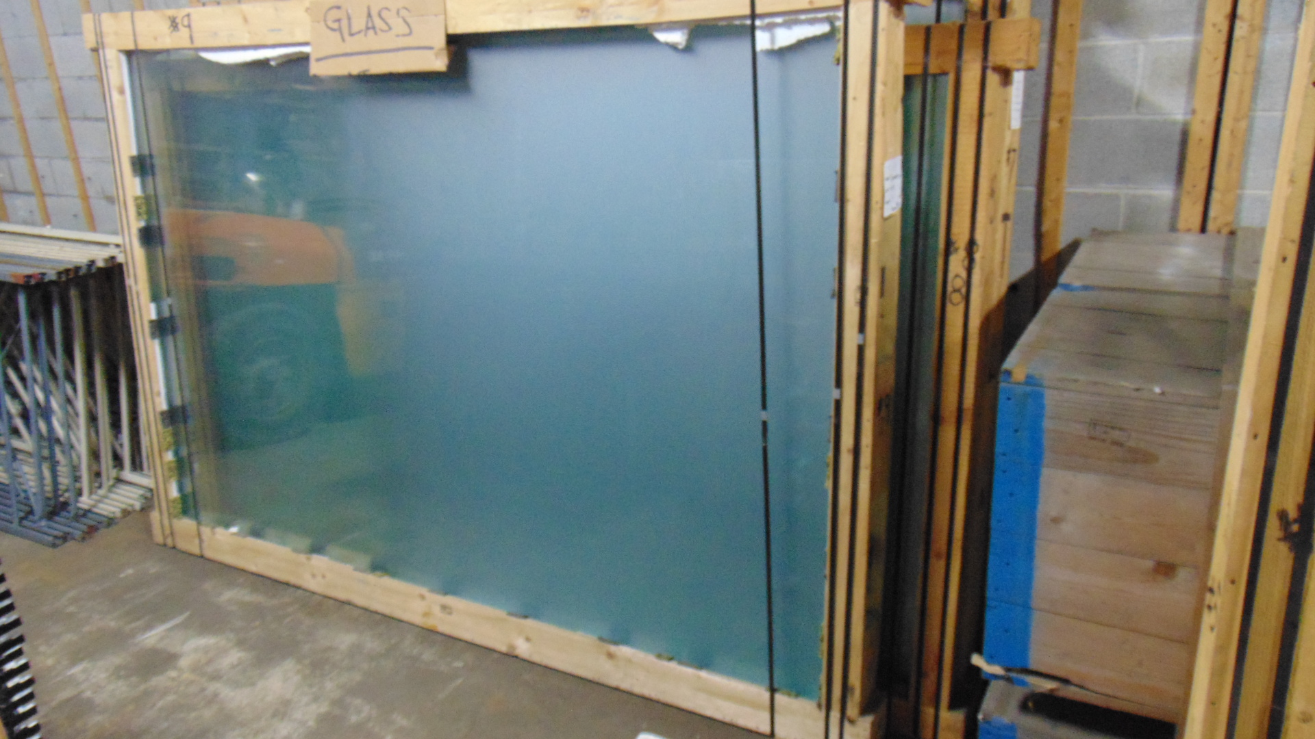 Etched Glass Sheets - 89" x 127" x 3/8" - Nuvola - Image 2