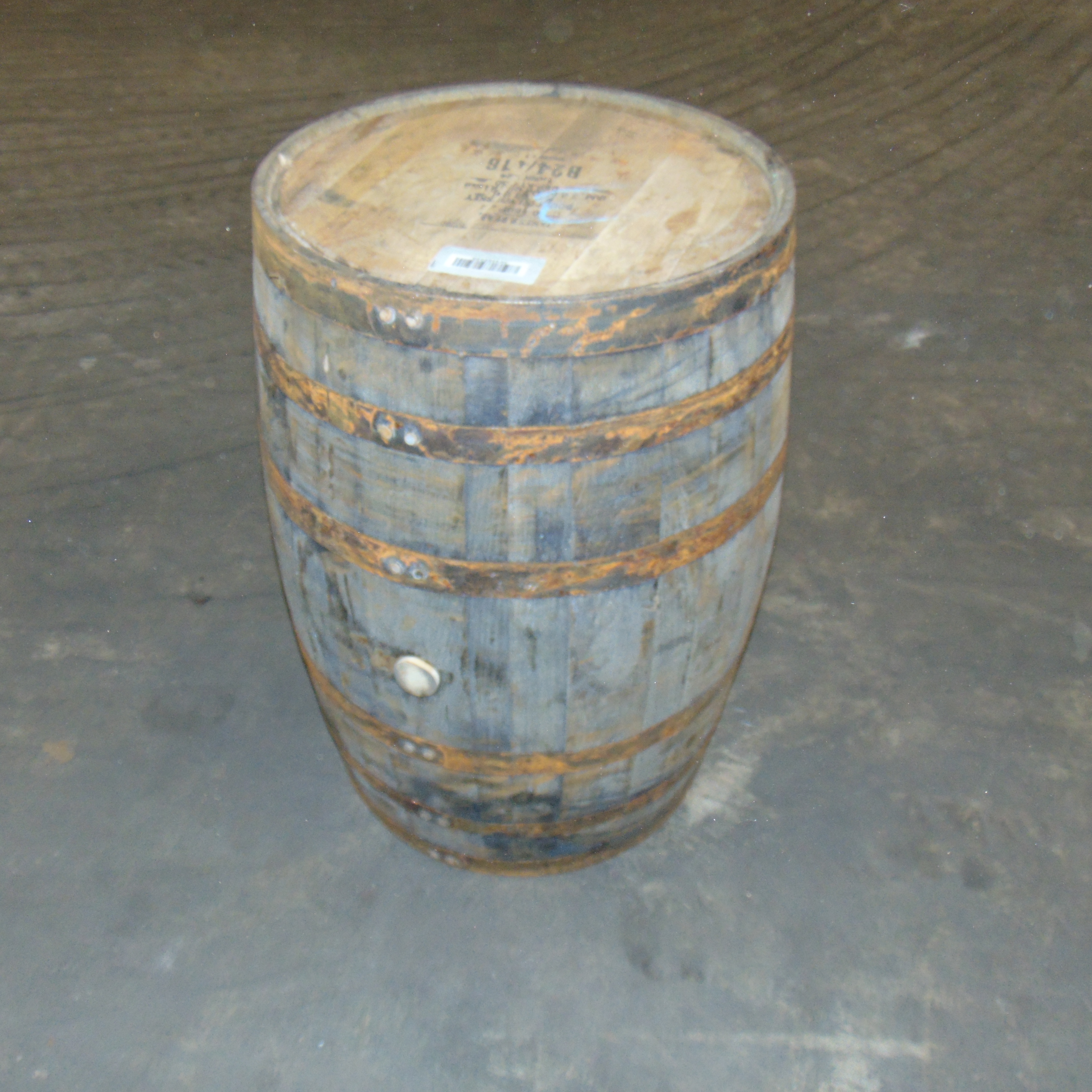 Wooden Whiskey Barrel