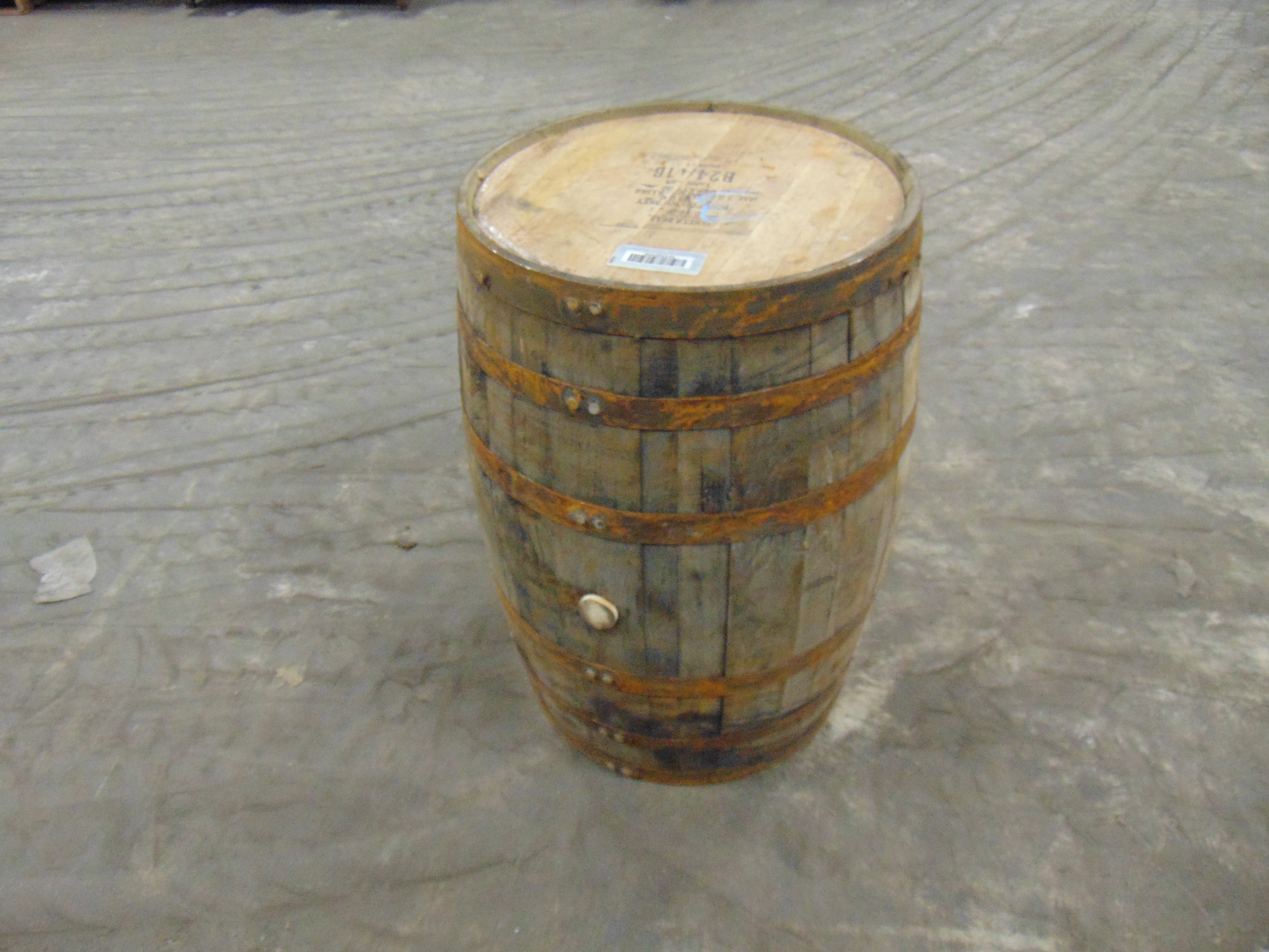 Wooden Whiskey Barrel - Image 2