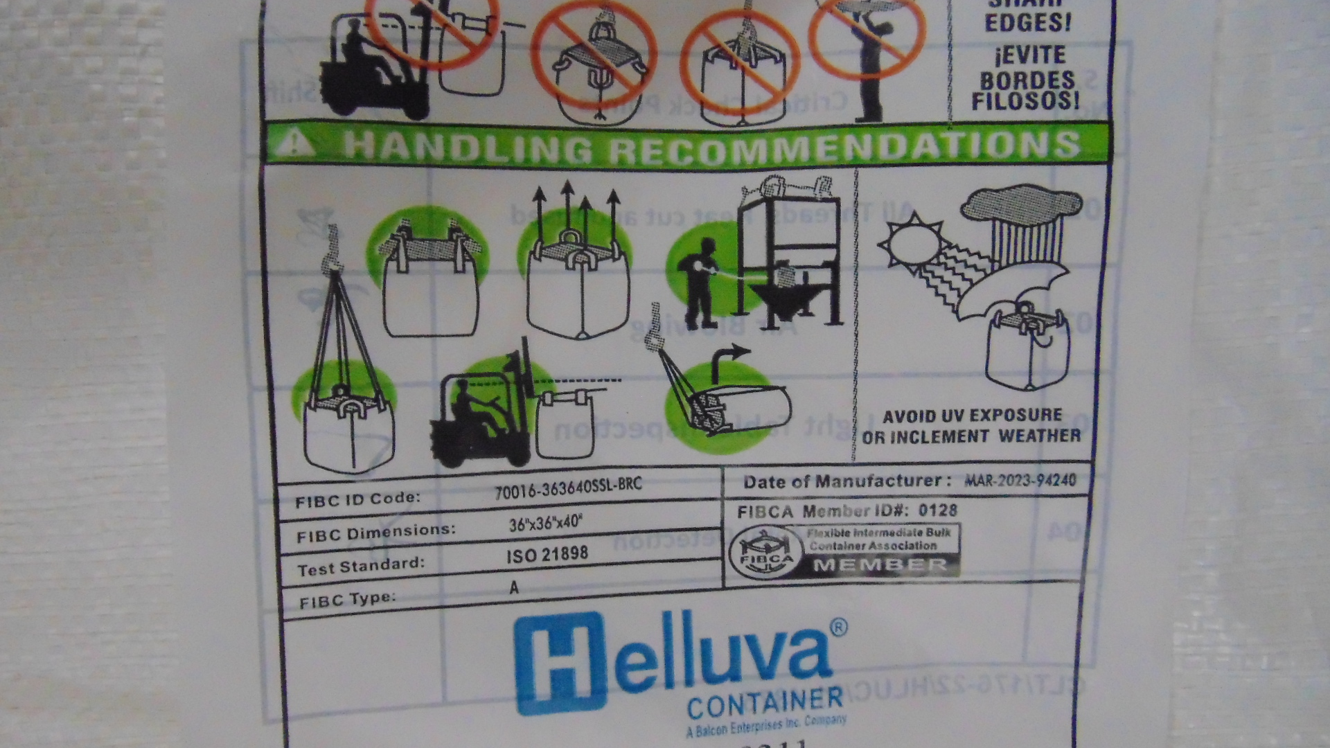Bulk Bags - 36" x 36" x 40" - Pallet QTY - Image 3