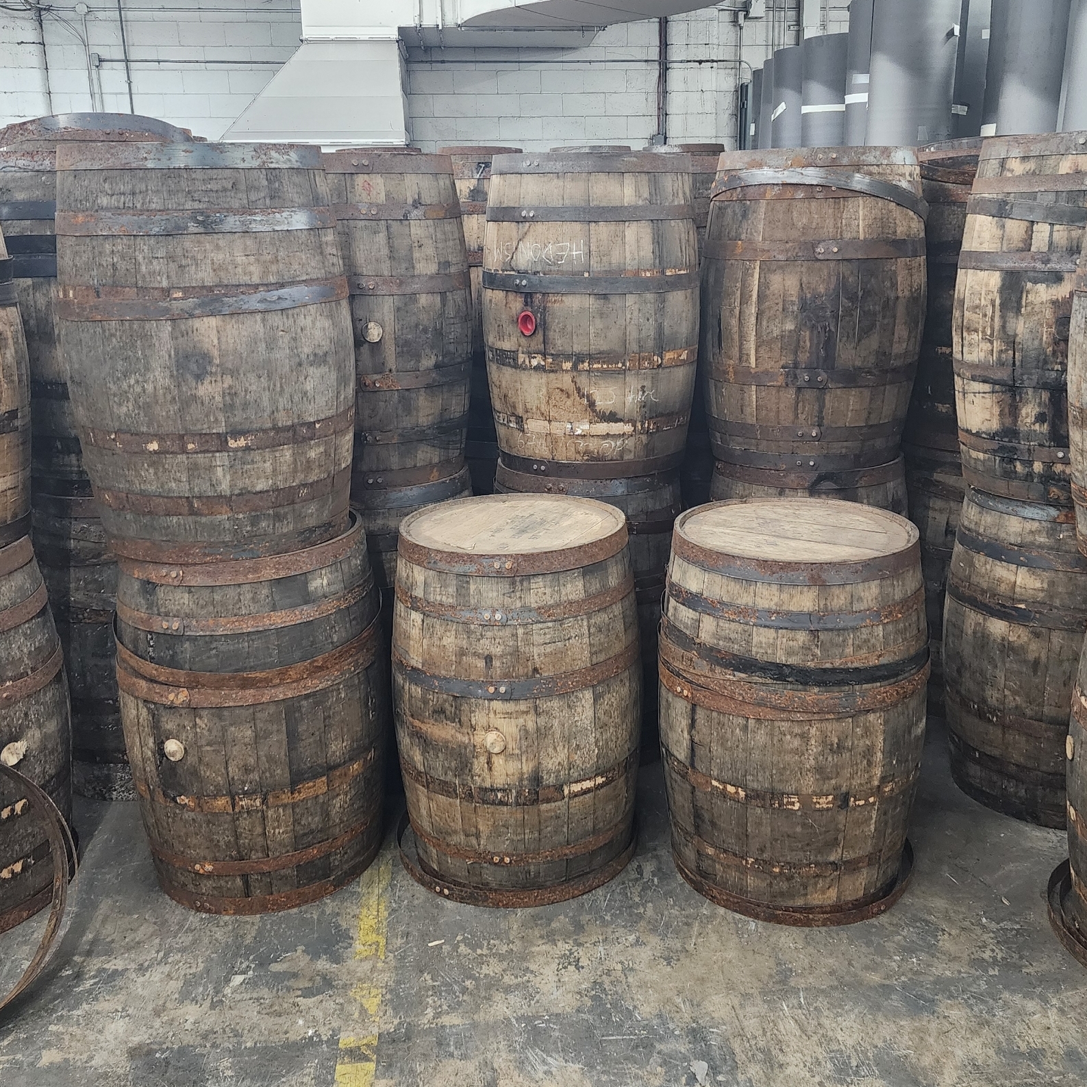 Wooden Whiskey Barrel