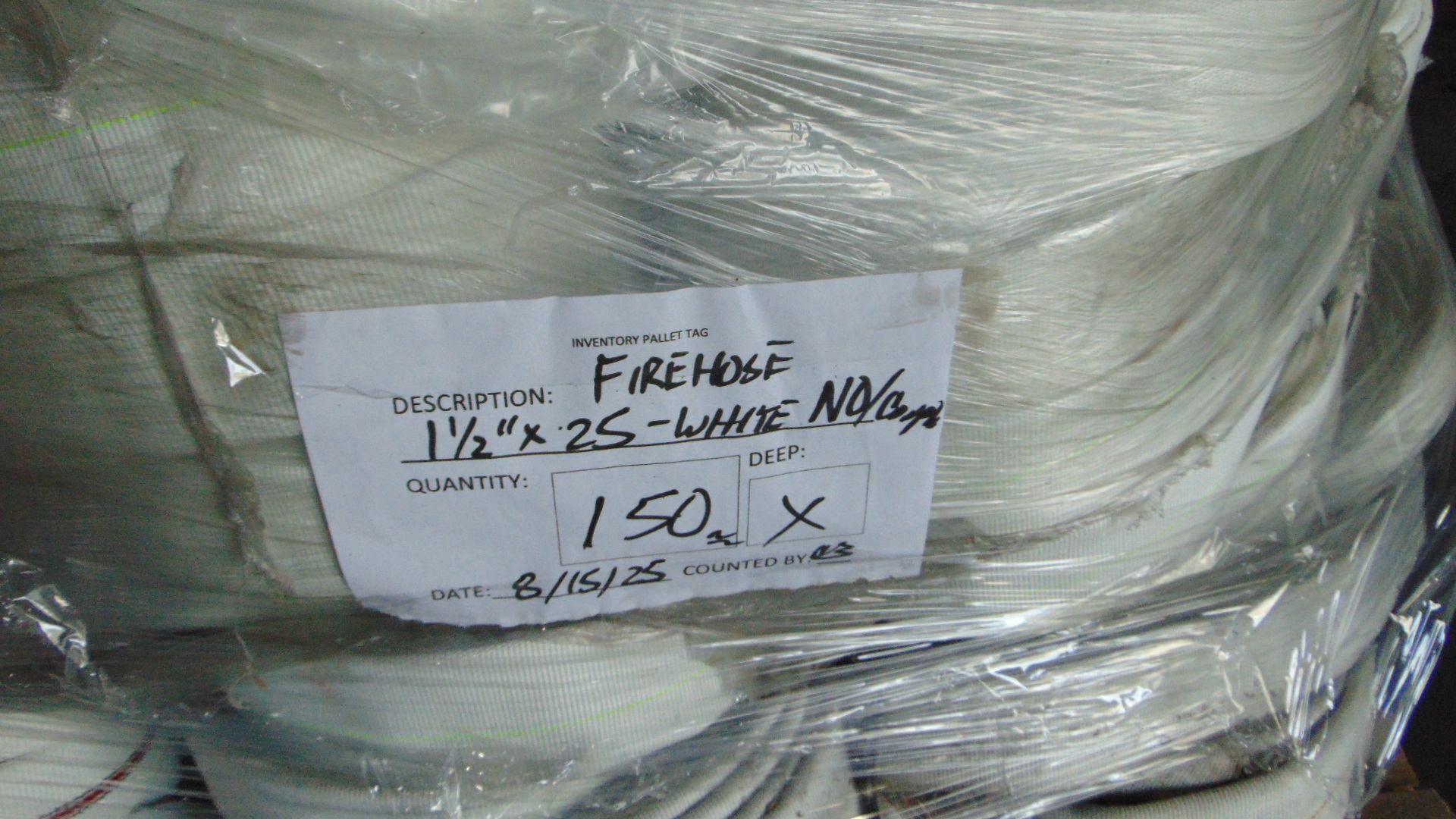 Fire Hose - 1-1/2" x 25' - No Couplings - Image 4